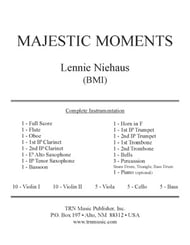 cover Majestic Moments Orchestra sheet music cover